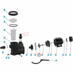 SunSun Pièces Détachées Pompe De Piscine HZS-200 Turbine -Pièce détachée de piscine Soldes 810205 4