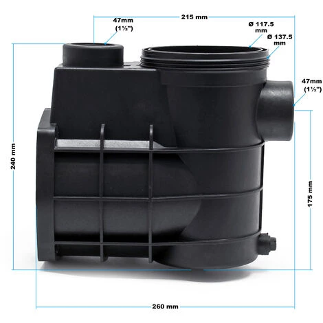 SunSun Pièces Détachées Pompe De Piscine HZS-550/750 Corps De Pompe Permet 5 SunSun Pièces Détachées Pompe De Piscine HZS-550/750 Corps De Pompe Permet – Image 3