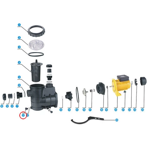 SunSun Pièces Détachées Pompe De Piscine HZS-550/750 Bouchon De Vidange 4 SunSun Pièces Détachées Pompe De Piscine HZS-550/750 Bouchon De Vidange – Image 2