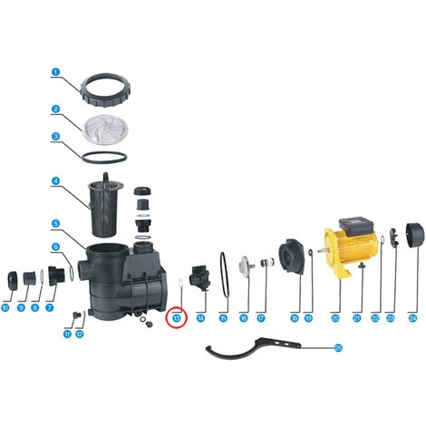 SunSun Pièces Détachées Pompe De Piscine HZS-750 Joint Torique 3 5 SunSun Pièces Détachées Pompe De Piscine HZS-750 Joint Torique 3 – Image 3