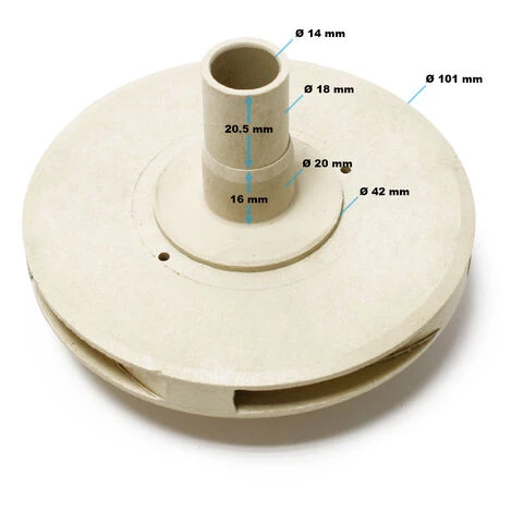 SunSun Pièces Détachées Pompe De Piscine HZS-550 Turbine 5 SunSun Pièces Détachées Pompe De Piscine HZS-550 Turbine – Image 3