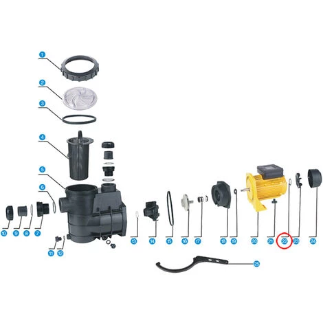 SunSun Pièces Détachées Pompe De Piscine HZS-550/750 Joint Torique 4 5 SunSun Pièces Détachées Pompe De Piscine HZS-550/750 Joint Torique 4 – Image 3